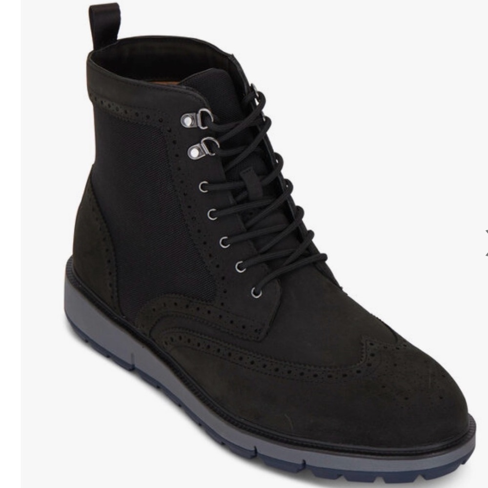 Swims Motion Black Suede Country Boot 10
